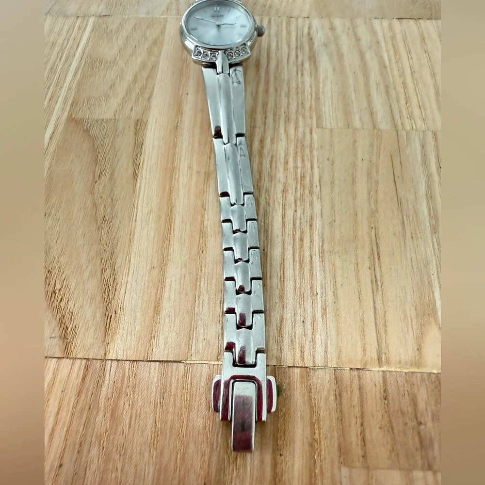 Citizen eco-drive ladies silver tone dress watch